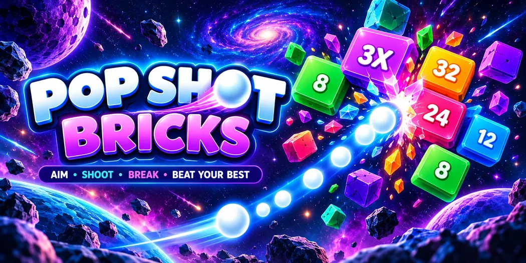 Pop Shot Bricks game artwork